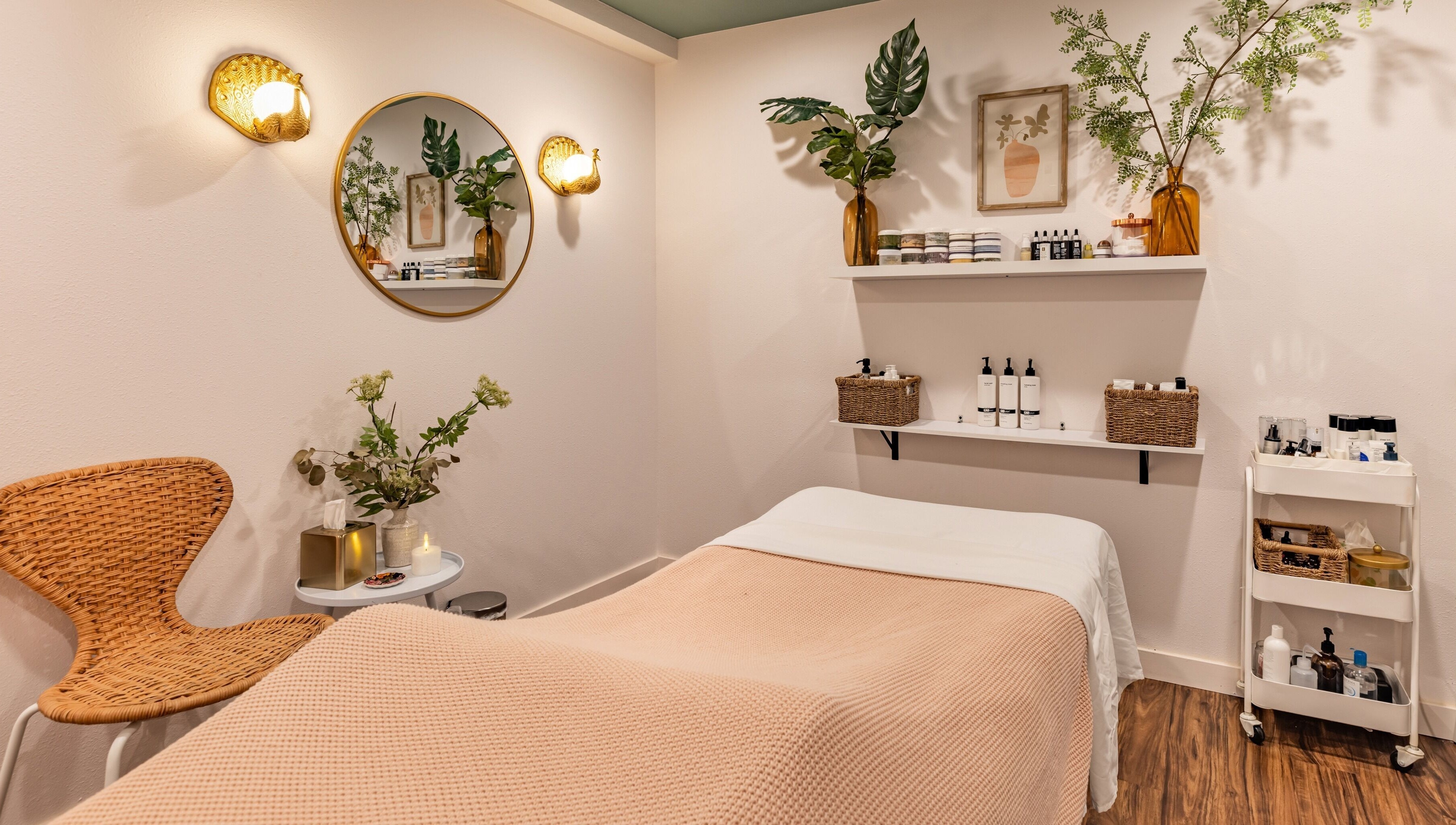 Interior of Babyface Beauty and Skincare in Seattle