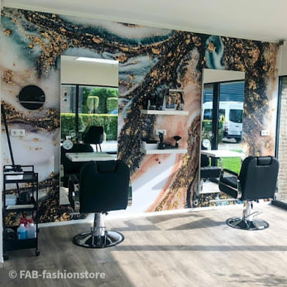 Interieur van The Hair Brow Lounge in Meppel